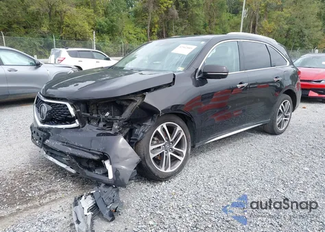 2017 Acura Mdx Advance Package из США, поврежденный, VIN 5FRYD4H83HB030307